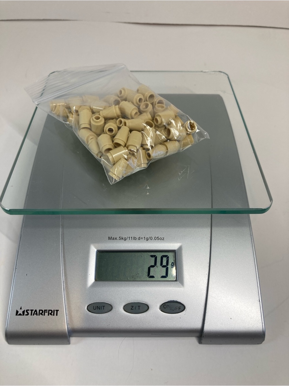 LEGO Bulk Tan 1x1 Mixed Round Brick Cone 25g Parts